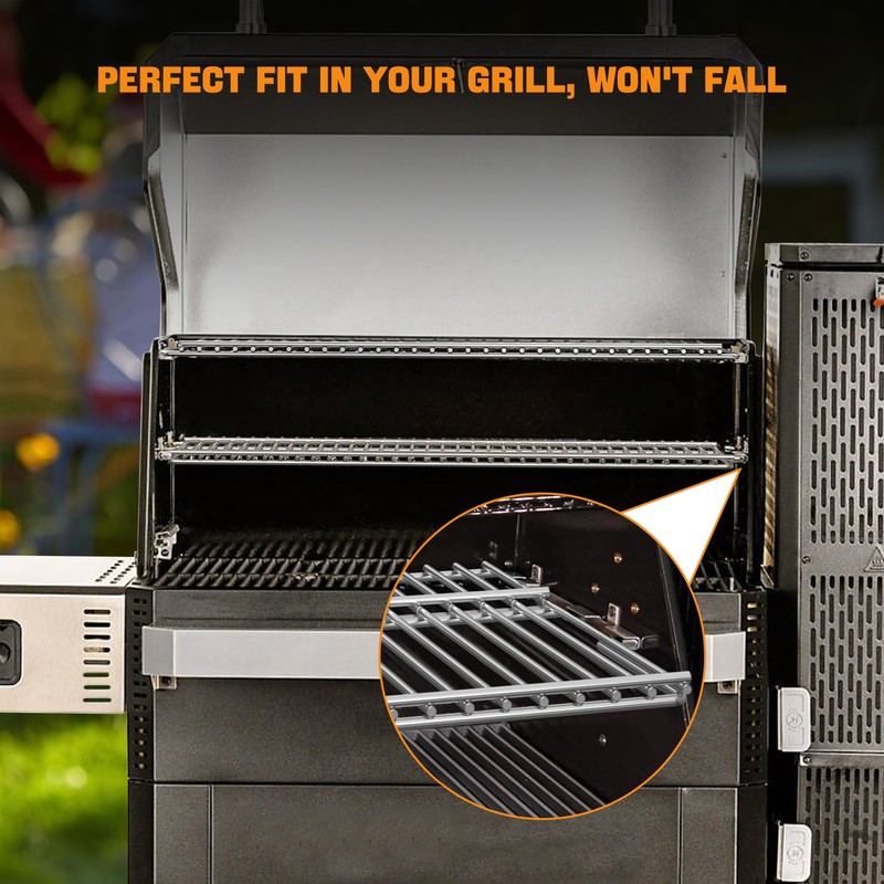 Onlyfire Stainless Steel Warming Rack Replacement for Masterbuilt Gravity Series