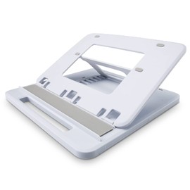 ELECOM Tablet Stand for Drawing and Typing with Adjustable Angle - White TB-DSDRAWLWH