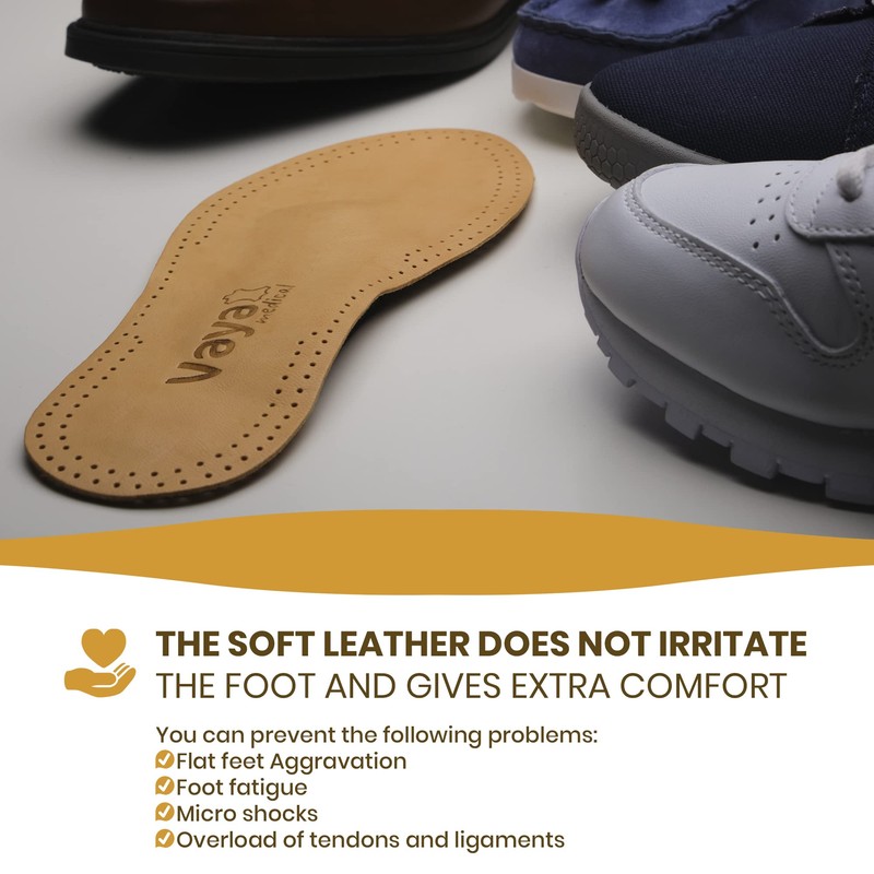 Vaya Anatomico Orthopaedic Insoles with Activated Carbon for Transverse and
