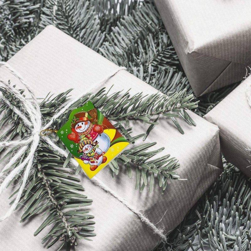 Christmas Gift Tags - Bulk Set of 128 Hanging Name