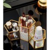 HARLIANGXY Makeup Brush Holder Glass Cosmetic Organiser Makeup Brush Storage