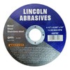 200 Pack 4.5" Cut-Off Wheels Lincoln Abrasives .040" Metal &