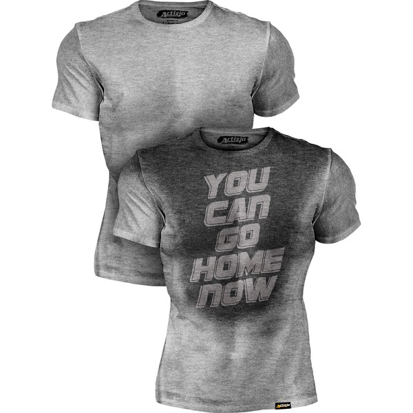 Actizio Sweat Activated Funny Motivational Workout Shirt, You Can Go