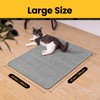 Conlun Cat Scratcher Mat,Natural Sisal Cat Scratch Pad with Hook&Loop