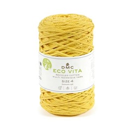 DMC - Eco Vita 4 | Recycled Cotton Yarn - Plant Label | 250g - 200m - 12 Colours