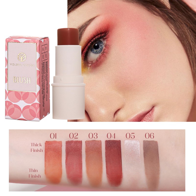 Contour Highlighter Blush Sticks - Cream Contour Bronzer Stick for