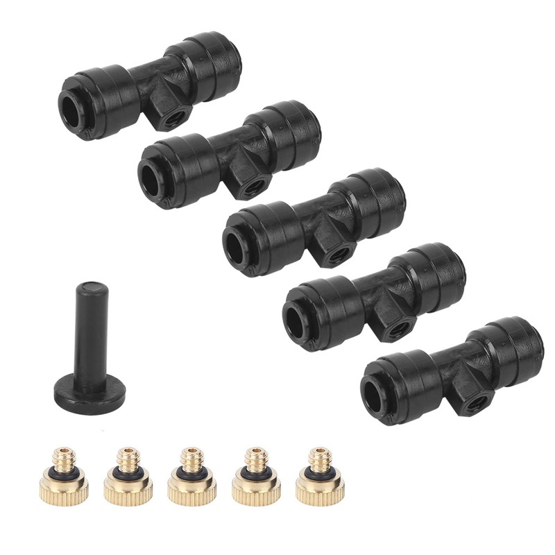 1/4 LowPressure Quick Spray Tower Fog Nozzles Patio Outdoor Cooling