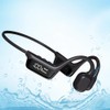 IHAO Swimming Headphones True Bone Conduction Open Ear Headset MP3