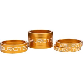 Burgtec Stem Spacer Kit Bullion Gold (5mm Spacer x2 10mm Spacer 20mm Spacer)