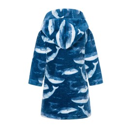 Taigood Children's Bathrobe, Boys’ / Girls’ Hoodie, Robe, Toddler’s Soft Pyjamas, Sleepwear, Ocean Whale, 4-5 Jahre