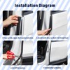 20Ft Car Door Weather Stripping Door Seal Strip,U-Shaped Rubber Edge