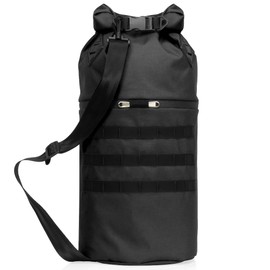 Xtreme Sight Line ~ AQUA RT Dry Bag~ Water-Proof Faraday Dry Bag for Laptops, Tablets, Mid-Size Electronics ~ Tracking/Hacking Defense ~ Black