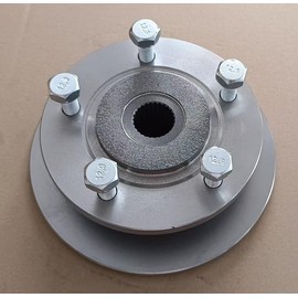 WANTONE RACING Front Brake Drum Hub AM142950 with Bolts Replacement for John Deere Gator 4X2 4X4 HPX Gator 4X4 Trail HPX HPX615E HPX815E XUV 620i 850D UTV