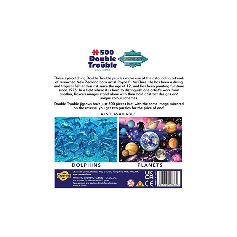 Cheatwell Games 500 Piece Double-Trouble Jigsaw Puzzle Beetlemania