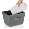 com-four® 2 x Storage Boxes - Foldable Box for Storage