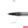 Nataraj Ballpoint Pens, Pack, 0.7mm Fine Point, Smooth Ball Pens,