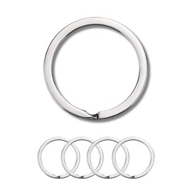 Tectonic 32mm Large KeyRings Heavy Duty for KeyChain Hoops, Car Keys & Home Keys, Key Rings are suitable for Men & Women (4-Pack) - 1 Year, Full warranty