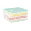 Gzsekken Cheese Storage Container,3 Layer Cold Meat Dish,Fridge Organiser for