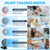 Breezefan Portable Fan - 4-Speed Handheld, Desk & Neck Fan,
