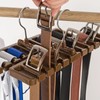 AIMALL 10 Holes Men Rack Organizer Belt Scarf Tie Holder