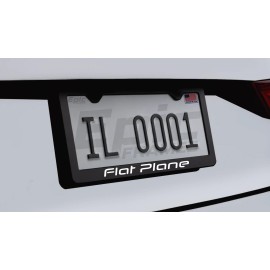 Red Line Flat-Plane Crank License Plate Frame For Shelby GT350 or Corvette Z06 C8