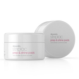 alessandro Striplac Prep & Shine Pads | Almohadillas 2 en 1 para Uñas – Limpieza Profunda y Brillo Extra Profesional | Pack de 50 Unidades