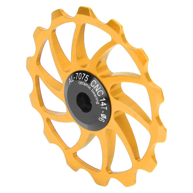 Cycling Bicycle Rear Pulley Bike Guide Roller Pulley Parts 14T