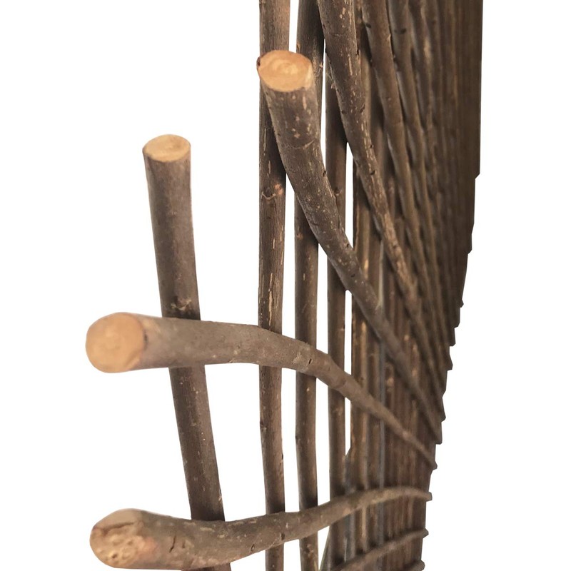 Expandable Garden Trellis Plant Support Willow Lattice Fence Panel for