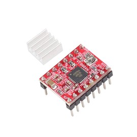 Ferwooh 3PCS Stepper Motor Driver Module with Heat Sink for Stepper A4988 3D Printer Reprap