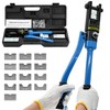 LFGUD 16T Hydraulic Battery Cable Crimper 8 AWG to 600