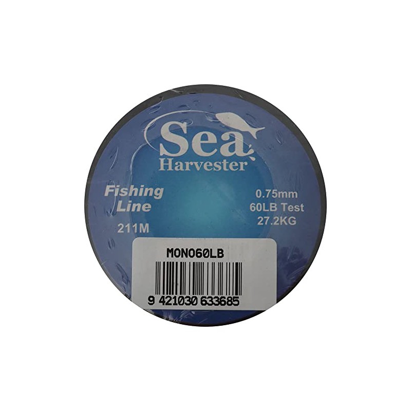 Sea Harvester 1/4lb Mono Fishing Line 60lb 211m