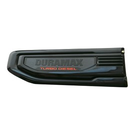 Pair Set Turbo Diesel Emblems Side Vent Logo Compatible with 2020-2025 Sierra 1500 Dura-max Turbo Diesel Badge Kit 86532091 (Glossy Black)