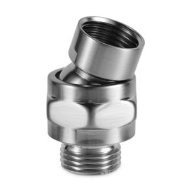 Swivel Shower Head Adapter, Sturdy Thicken Shower Connector Ball Joint Adjustable Shower Arm Extension Connector