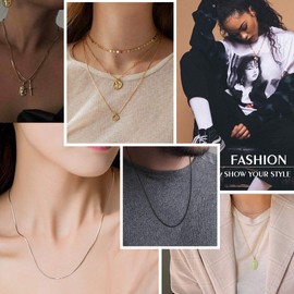 Snake Chain Necklace Silver Pendant Chain Womens Herringbone Necklace Thin Mens Chain 1mm Necklace Chain Herringbone Chain Men