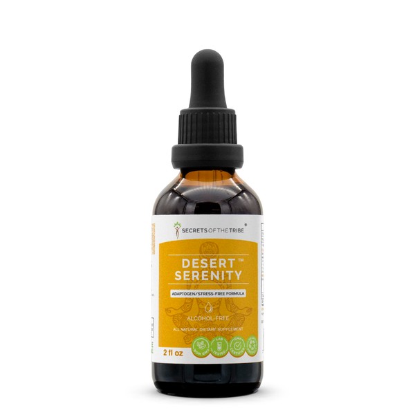 Secrets of the Tribe Desert Serenity Tincture Alcohol-Free Extract, (Eleuthero