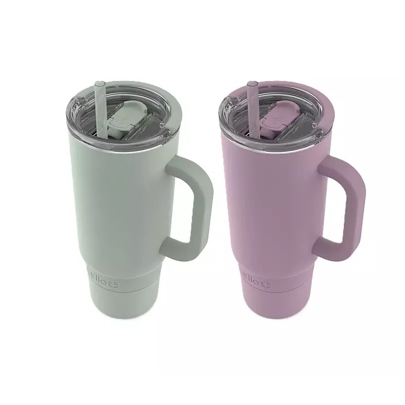 Ello Port 40-oz. Stainless Steel Tumbler with Handle, Color Sage