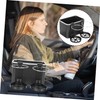 ULTECHNOVO Vehicle-Mounted Tissue and Cup Holder Storage Box Multifunctional Car
