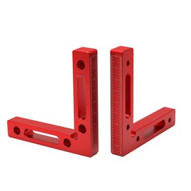 WEITARI 2pcs Mini Square, Small Pocket Wood Working Tool, Check Square on Carpenter Cutting Tools, Premium Precision Woodworking Tools, Red, Aluminum