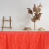 Sourcing Map 6 Pack Red Plastic Table Skirts, 29x14ft, Rectangular,