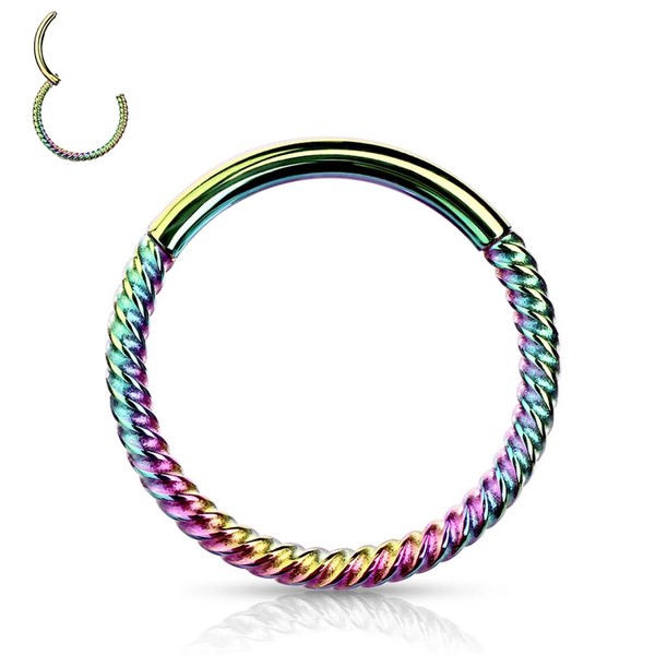 HENYQANN Piercing Ring 16G Septum Piercing Nose Piercing Conch Piercing