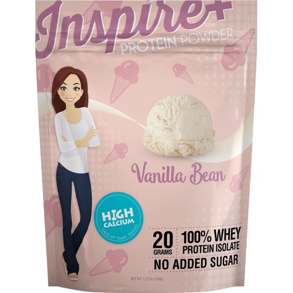 Bariatric Eating Inspire Vanilla Bean 20g Whey Protein Isolate Powder