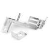 2pcs Throttle Cable Bracket Kickdown Chrome Steel Carburetor Linkage Bracket
