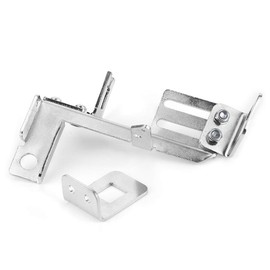 2pcs Throttle Cable Bracket Kickdown Chrome Steel Carburetor Linkage Bracket Throttle and Kickdown Cable Bracket Kit Fits for Chevy SBC BBC Holley