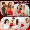 VENXPON - Regalos Para Mujer,collar Y Aretes Corazón Mujer Con