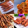 UCEC 50x Kebab Skewers, Skewers for Grilling, Metal Kebab Sticks,