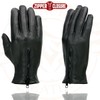 Milwaukee Leather SH226D Men's Black Unlined Leather Lightweight Motorcycle Hand