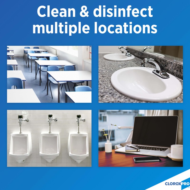 CloroxPro Clorox Clean-Up Disinfectant Cleaner with Bleach Refill, 128 Ounces