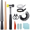 11 Pieces Us UK Ring Mandrel Set, Size 1-13 with
