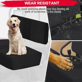 smotrcc Mule 610 Seat Cover - Waterproof PU Coatin Compatible with Kawasaki Mule 600/610 4x4 XC/Mule SX, UTV Bench Seat Cover Accessories