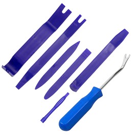 HXHWKEN 7 Stück Auto Demontage Werkzeuge Auto Zierleistenkeile Set Kunststoff Hebelwerkzeug Verkleidungs Werkzeug für Fahrzeug Innen Verkleidung Reparatur